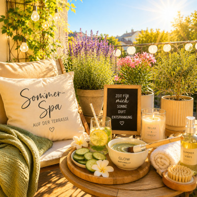 selbstgemachte sommer-wellness